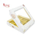 Christmas Theme 9 Cavity Chocolate Boxes with Window I White I For Christmas Gifting