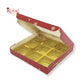 Christmas Theme 9 Cavity Chocolate Boxes with Window I Red I For Christmas Gifting