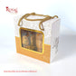 2 Pet Jar Hamper Bags I 6.75 x 6.5 x 3.5" inches I Royal Ethnic I Diwali Gifting, Party Gifts, Return favor Gifting Royal Box Shop