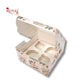 4 Cupcake Box With Window I Size 7"x7"x3.5" I News Print I FBB Paper I 300 GSM Royal Box Shop