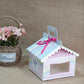 4cc Hut Shape Cupcake Boxes - 6"x6"x4" inch -Theme Elephant Pink Royal Box Shop