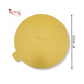 Cake Base Board I Round Shape I Golden