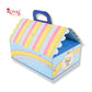 Baby Blue Elephant Hut Gift Box - 10 x 6.75 x 3.75 Inch Royal Box Shop