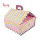 Baby Pink Elephant Hut Gift Box - 9.75 x 9.75 x 4 Inches Royal Box Shop