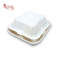 Bento Cake Boxes I 6x6x3 Inch I Korean Clamshell Take Away Boxes For Cake, Pie, Cupcake, Cookies, Muffin, Dessert & Brownie Royal Box Shop