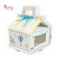 Blue Balloon Hut Gift Boxes I 6"x6"x4" Inch I Baby Showers, Birthdays, Announcements Royal Box Shop