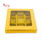 9 Cavity Chocolate Boxes I 5.5 x 5.5 x 1 inches I Yellow Flower Print