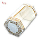 Cookies Box with Window I White in Gold leafing Print I Size 5x3x3 inches Royal Box Shop