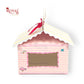 Pink Balloon Hut Gift Boxes I 6"x6"x4" Inch I Baby Showers, Birthdays, Announcements Royal Box Shop