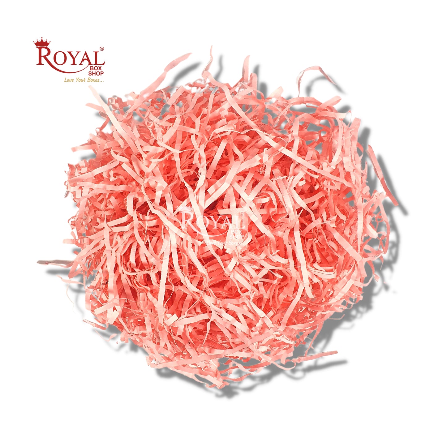 RoyalBoxShop® Premium Shredded Paper for Gift Packing (100g) I Pink