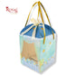 Premium Baby Blue Hamper Box with Gold Leafing - 8.5 x 7.25 x 7.25 Inches Royal Box Shop