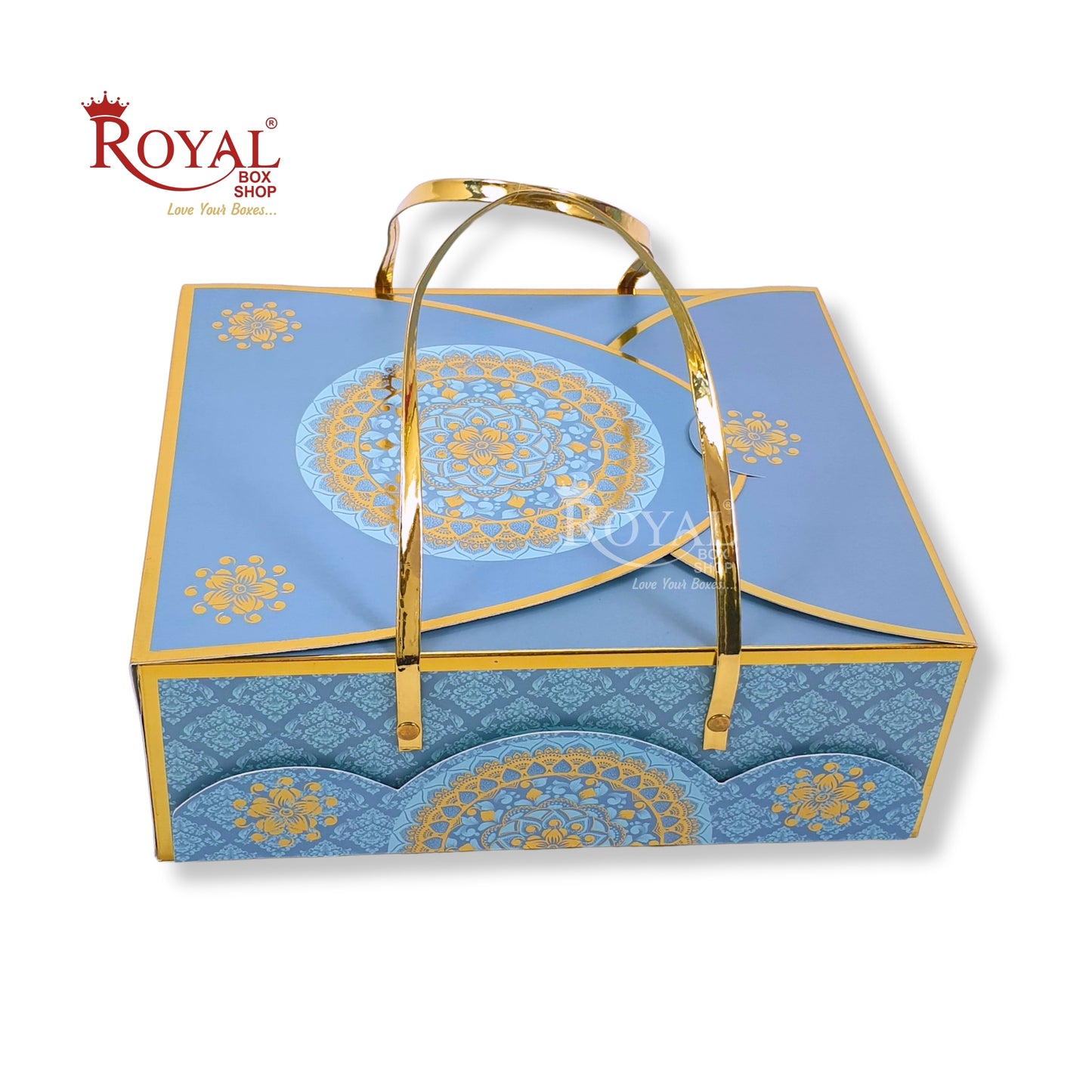 Premium Festival Hamper Box I RBF-14 D2 I 12x10x4 Inch I Perfect for Diwali, Rakhi, Weddings & More Royal Box Shop