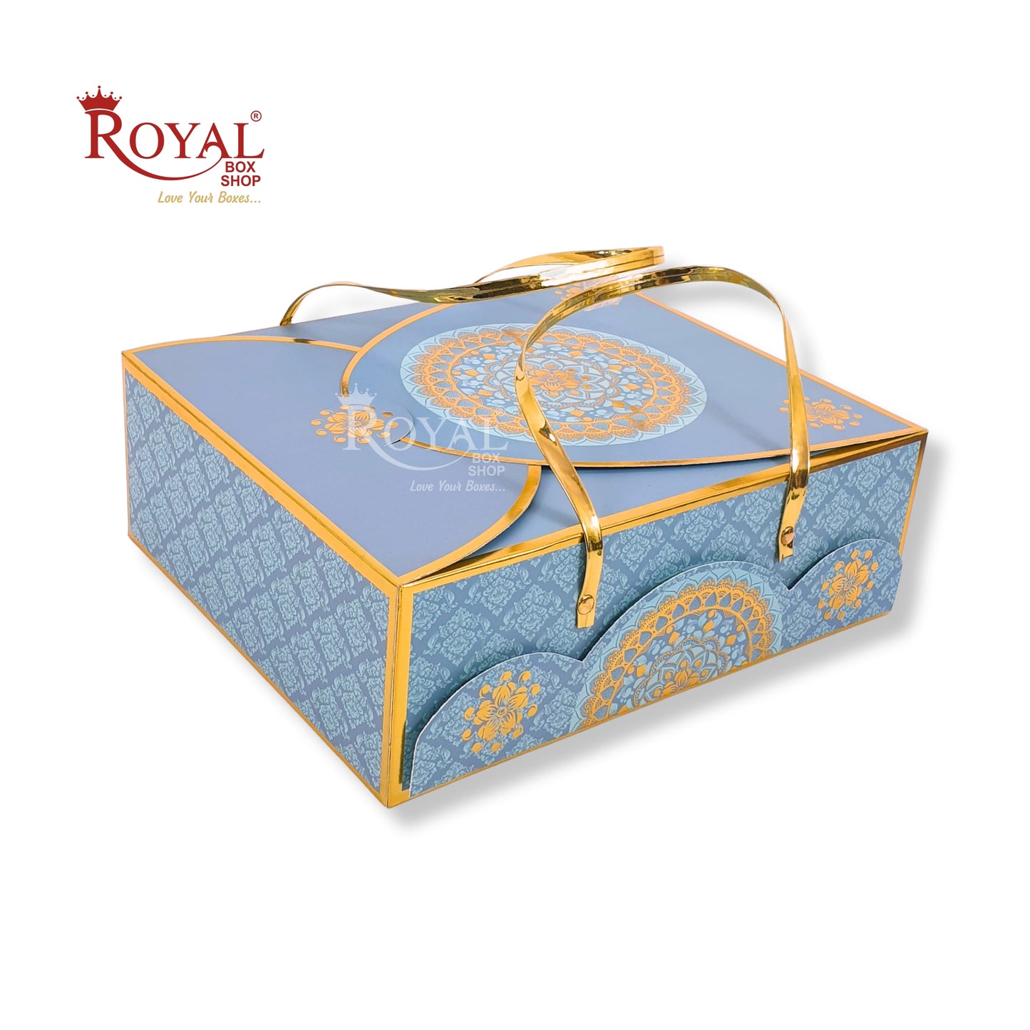 Premium Festival Hamper Box I RBF-14 D2 I 12x10x4 Inch I Perfect for Diwali, Rakhi, Weddings & More Royal Box Shop