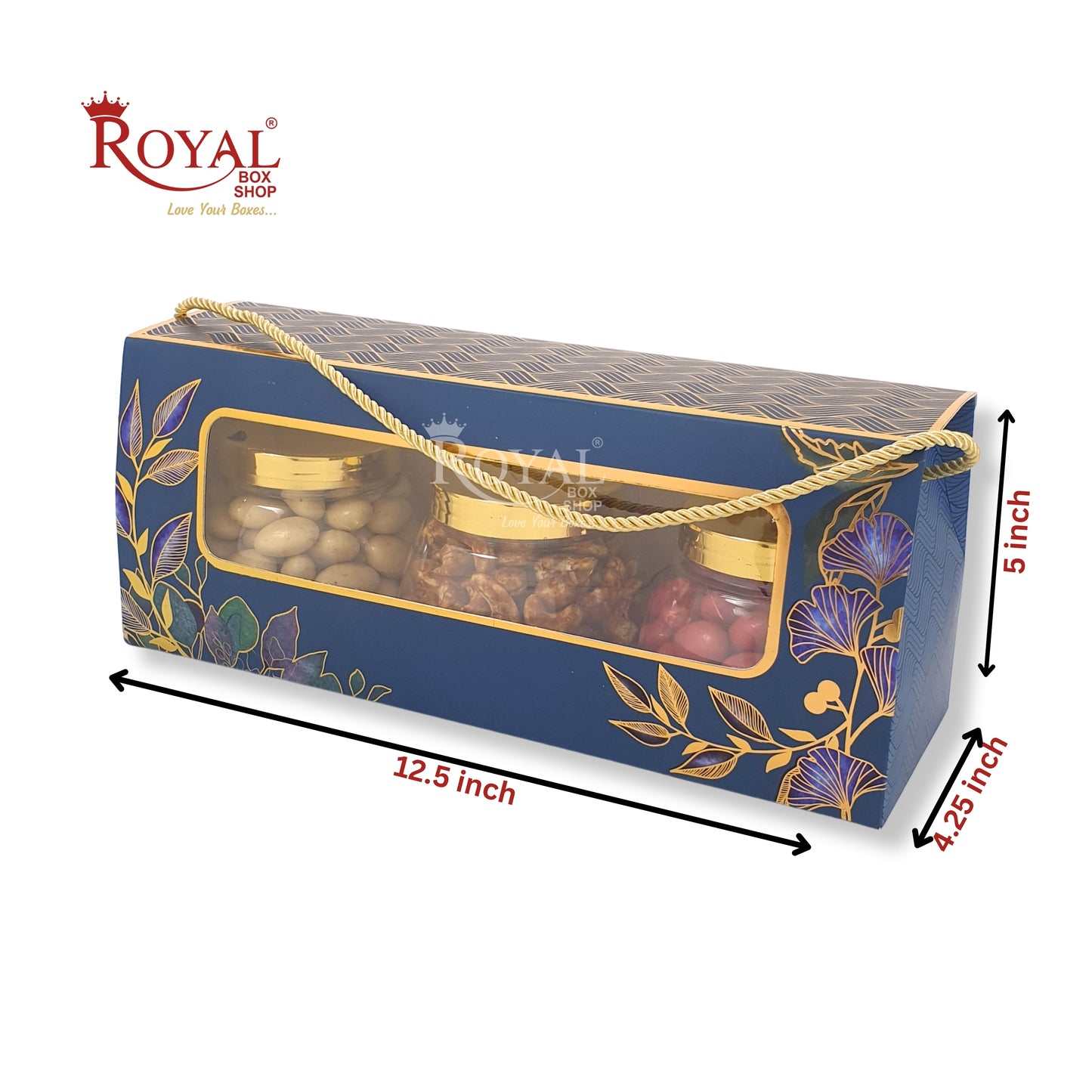 Premium Festival Hamper Box I RBF-18-D1 I Perfect for Diwali, Rakhi, Weddings & More Royal Box Shop