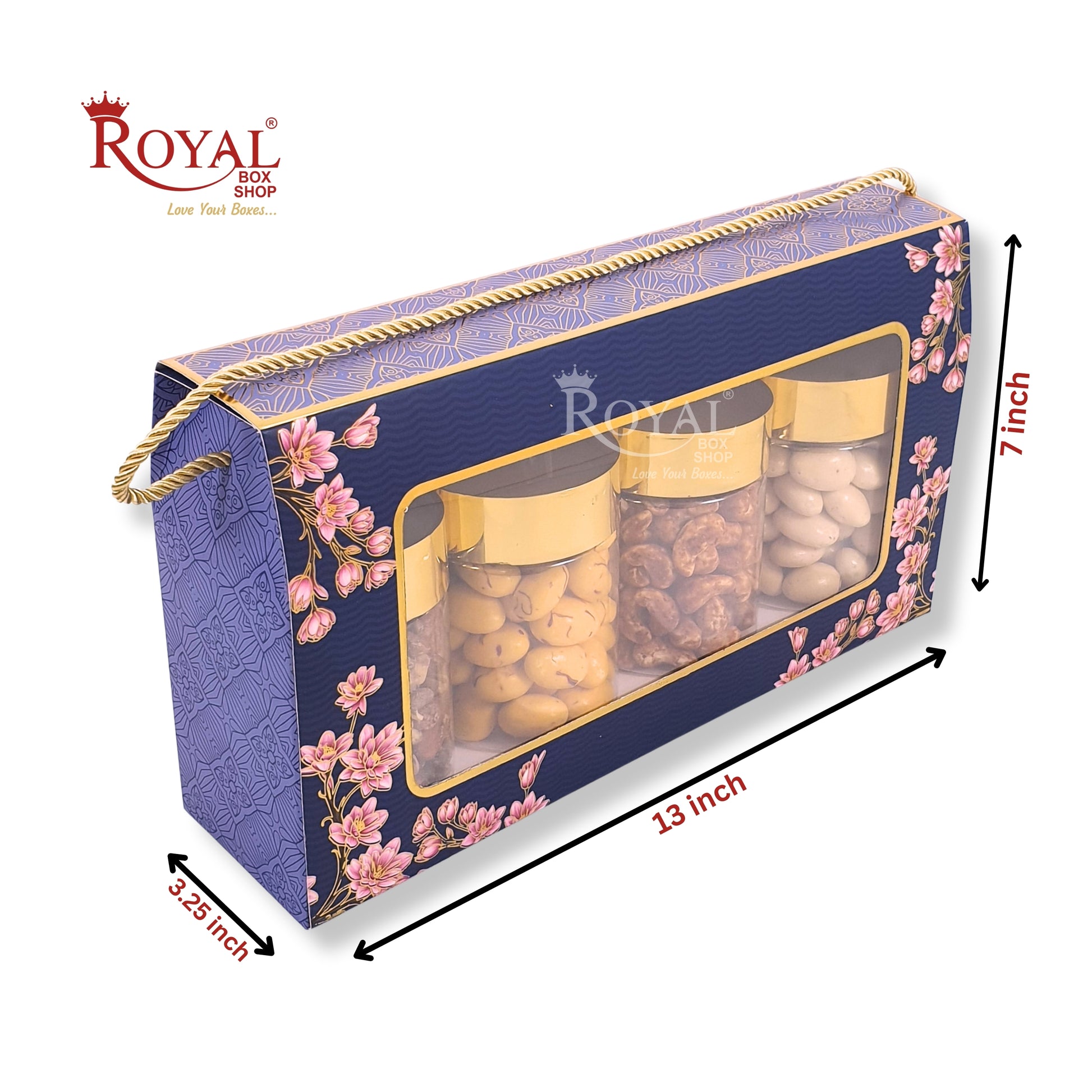 Premium Festival Hamper Box I RBF-20-D2 I Perfect for Diwali, Rakhi, Weddings & More Royal Box Shop