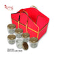 Premium Gift Hamper Bags I Gold Foiling I 13 x 7.5 x 4.5 Inch I Red Color I For Rakhi, Diwali, Wedding, Corporate, Birthday Return Gifting Hamper Bags Royal Box Shop