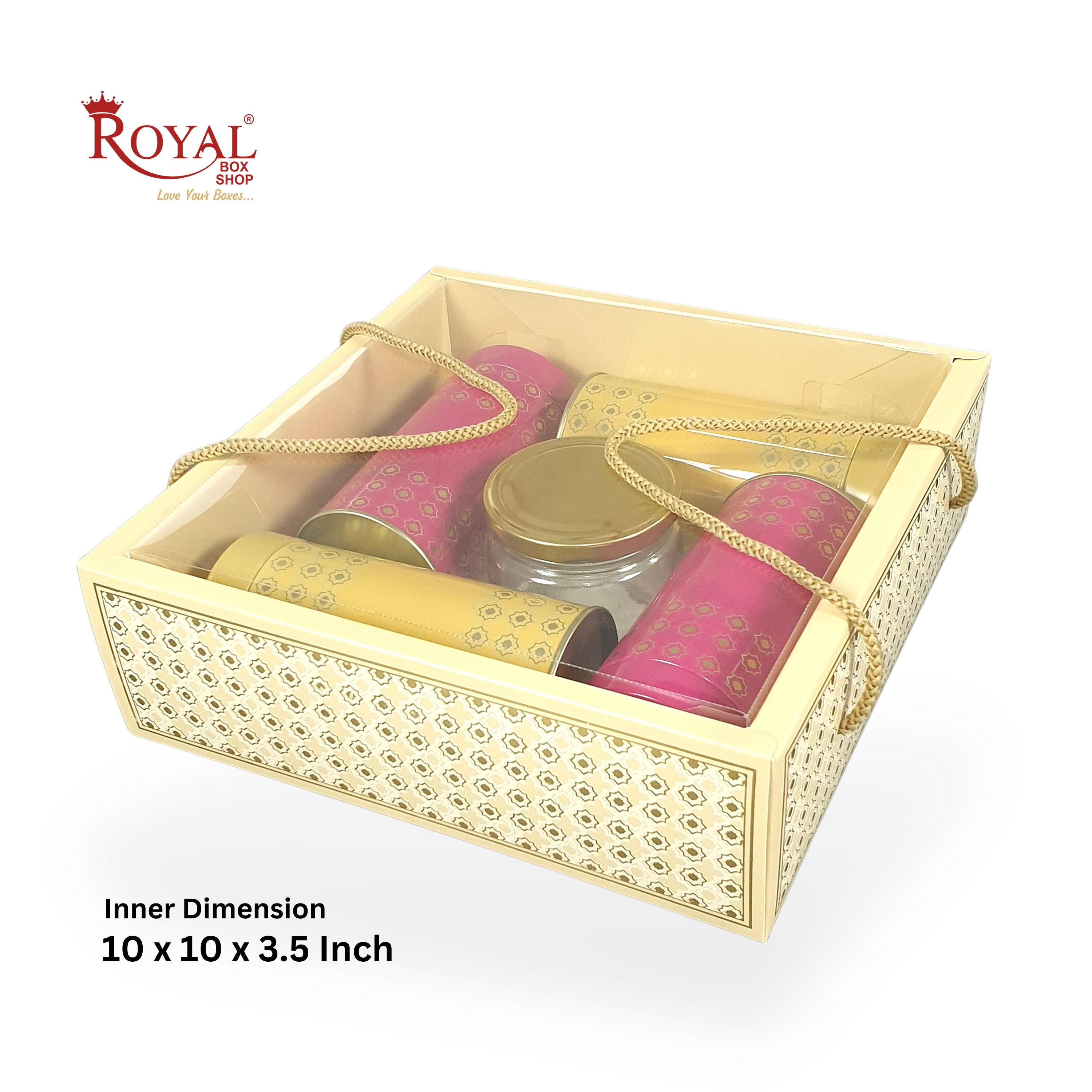 Gift Hamper Box With Thread I 7x3.5x3.5 Inches I Floral Print I Christmas  Gifting, Wedding, Birthday Return Gift Boxes I Shop Online from Royal Box  Shop