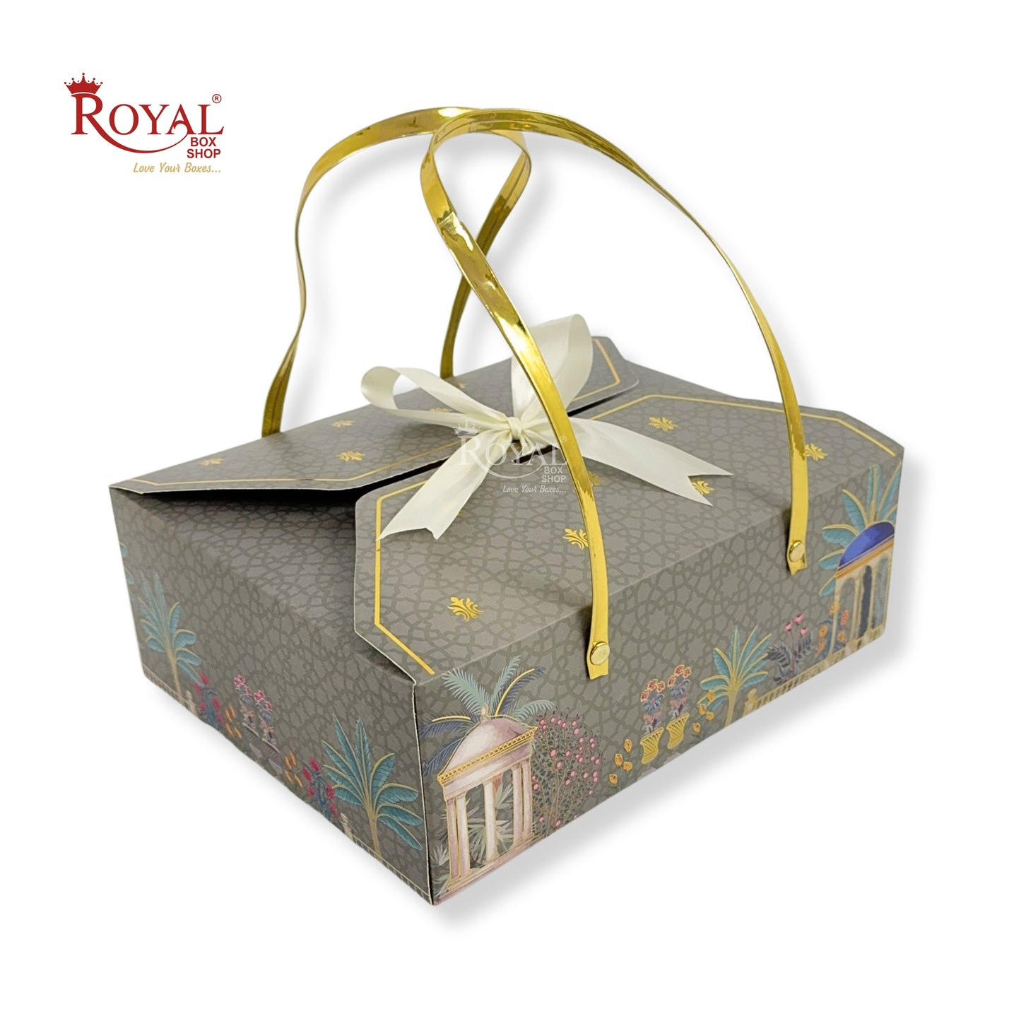 Premium Gift Hamper Bag I RBF-32 D2 I 10x8x3.5 Inch