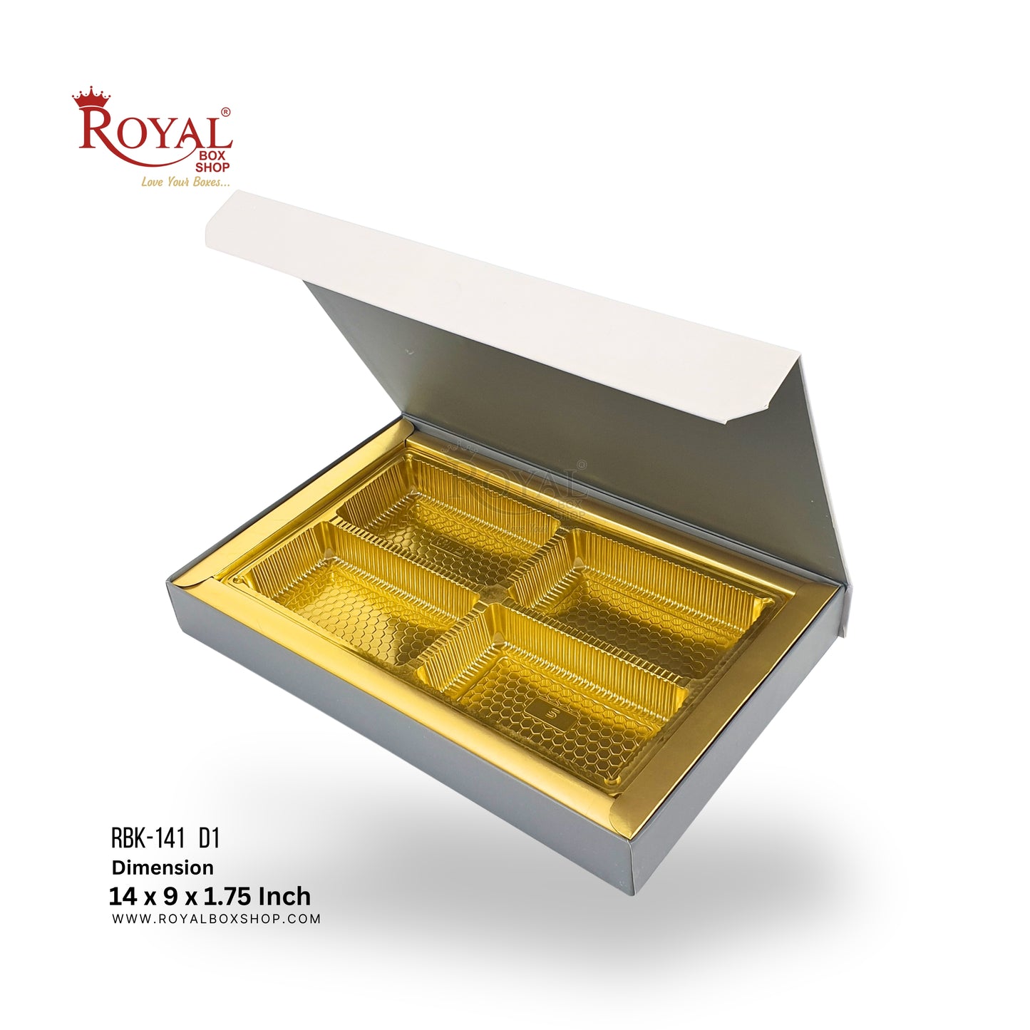 Luxury Indian Wedding Favor Box For Bhaji and Sweets | Royal Box Shop (RBK-141-D1)