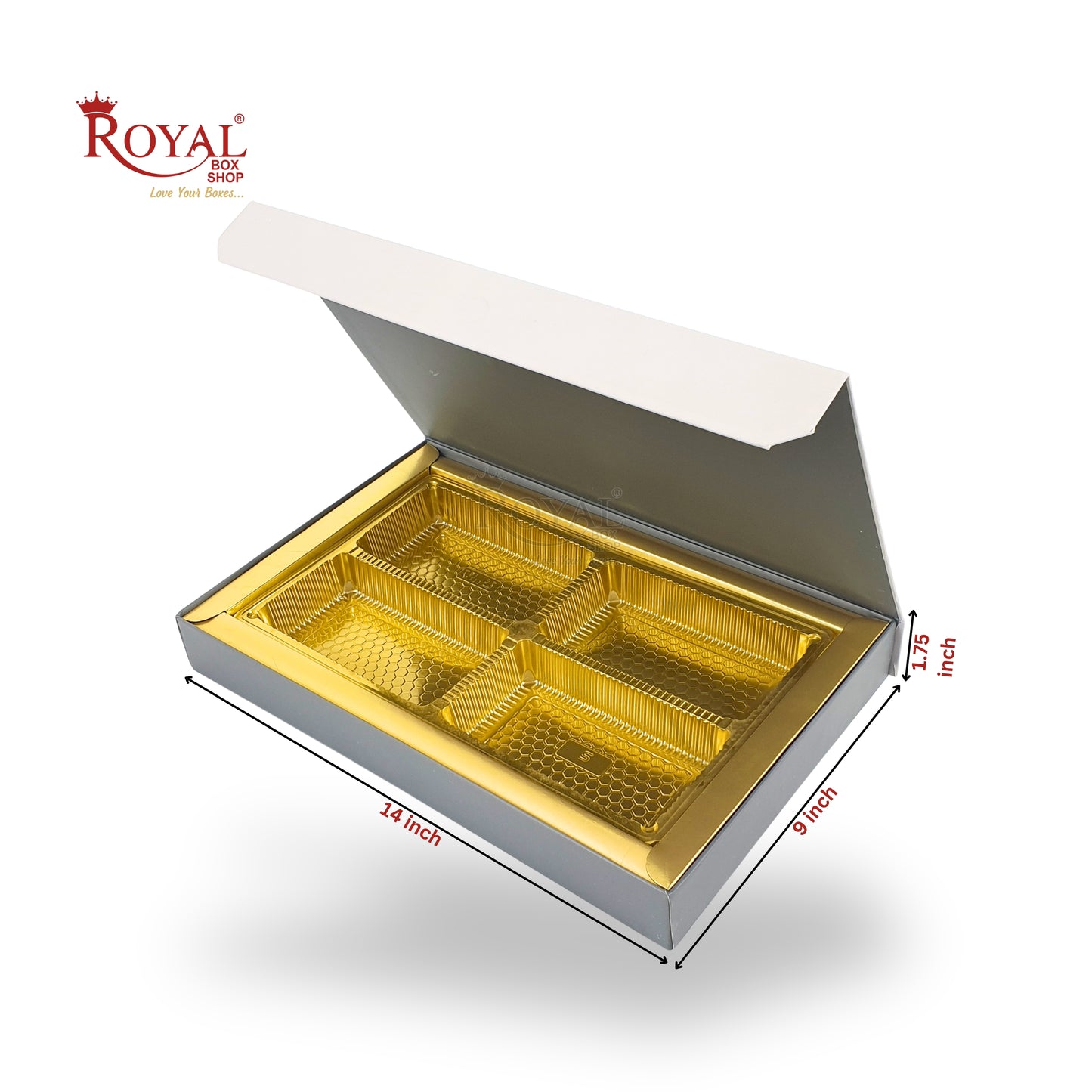 Luxury Indian Wedding Favor Box For Bhaji and Sweets | Royal Box Shop (RBK-141-D1)