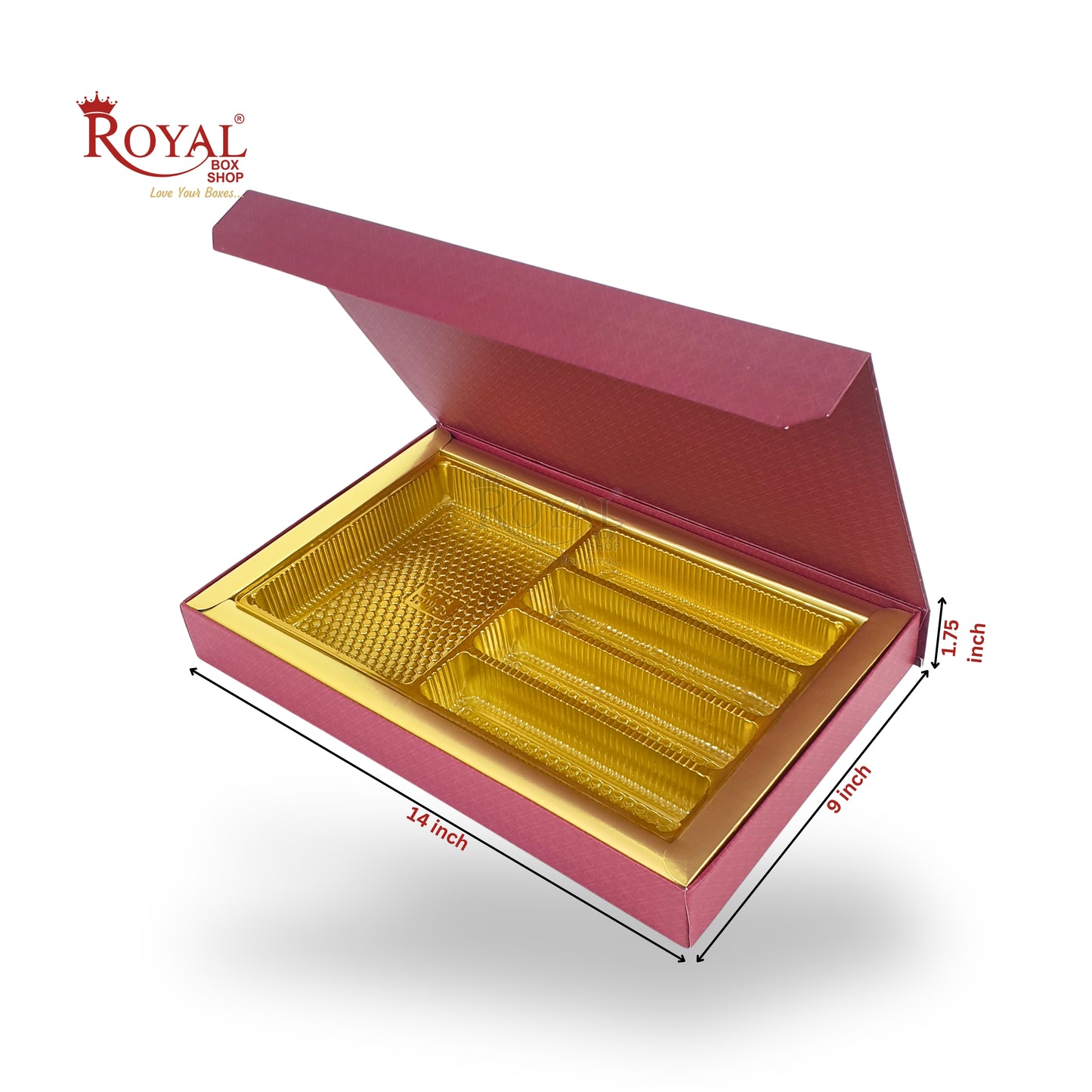 Luxury Indian Wedding Favor Box For Bhaji and Sweets | Royal Box Shop (RBK-141-D4)