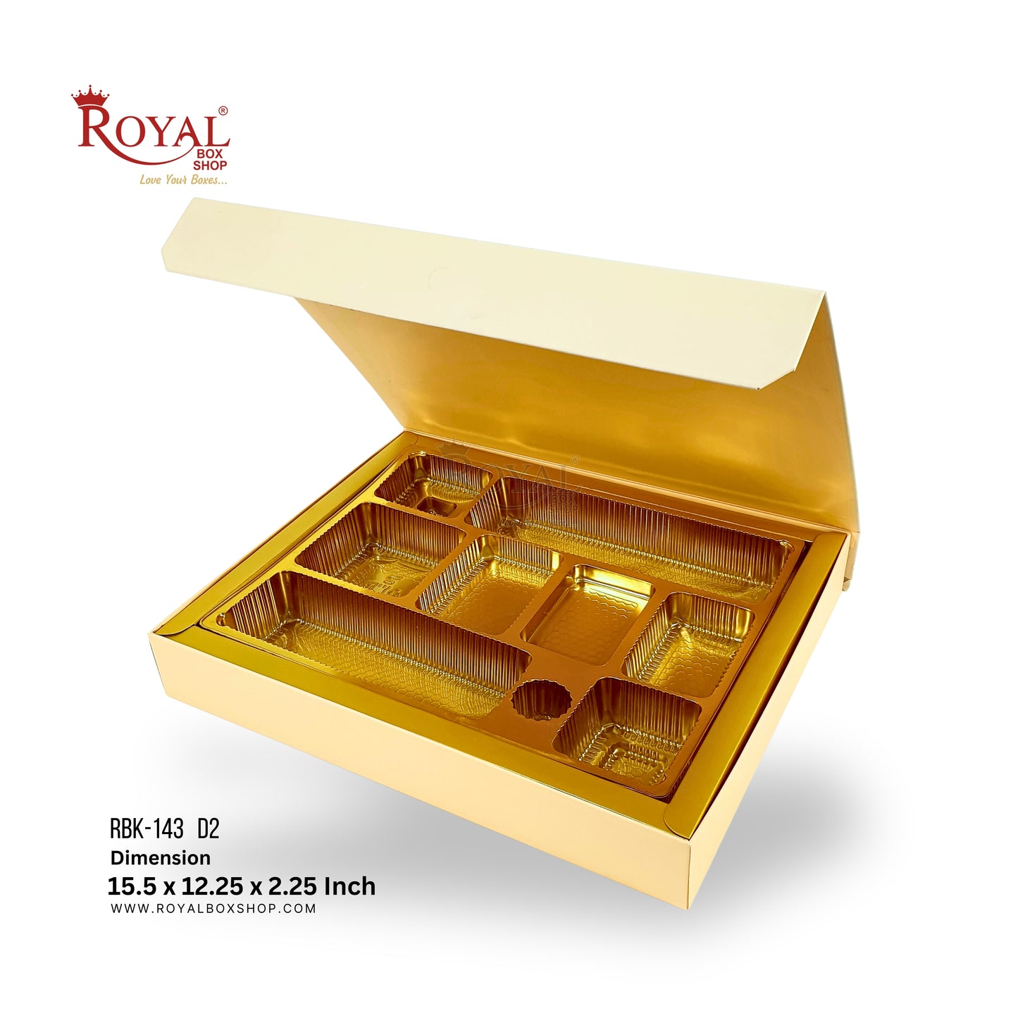 Luxury Indian Wedding Favor Box For Bhaji and Sweets | Royal Box Shop (RBK-143-D2)