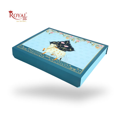 Luxury Indian Wedding Favor Box For Bhaji and Sweets | Royal Box Shop (RBK-143-D4)