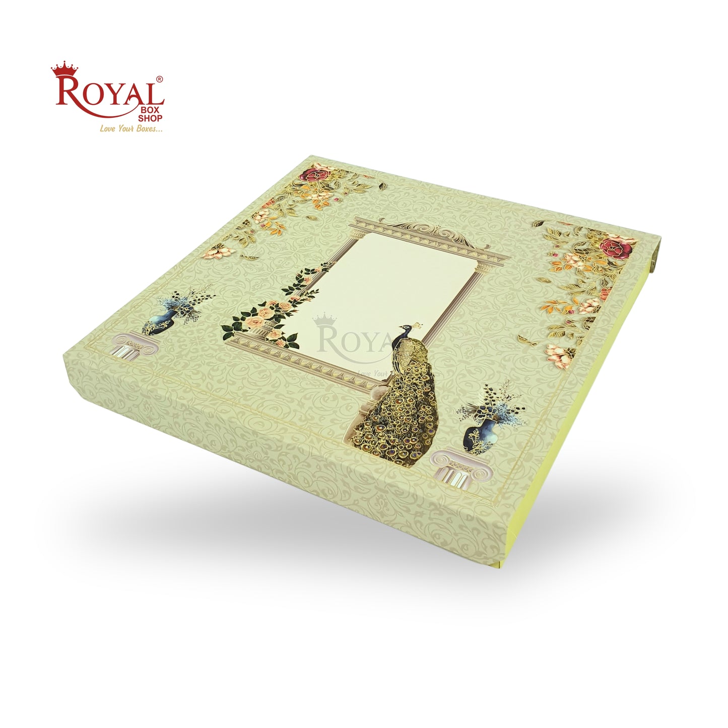 Luxury Indian Wedding Favor Box For Bhaji and Sweets | Royal Box Shop (RBK-144-D2)