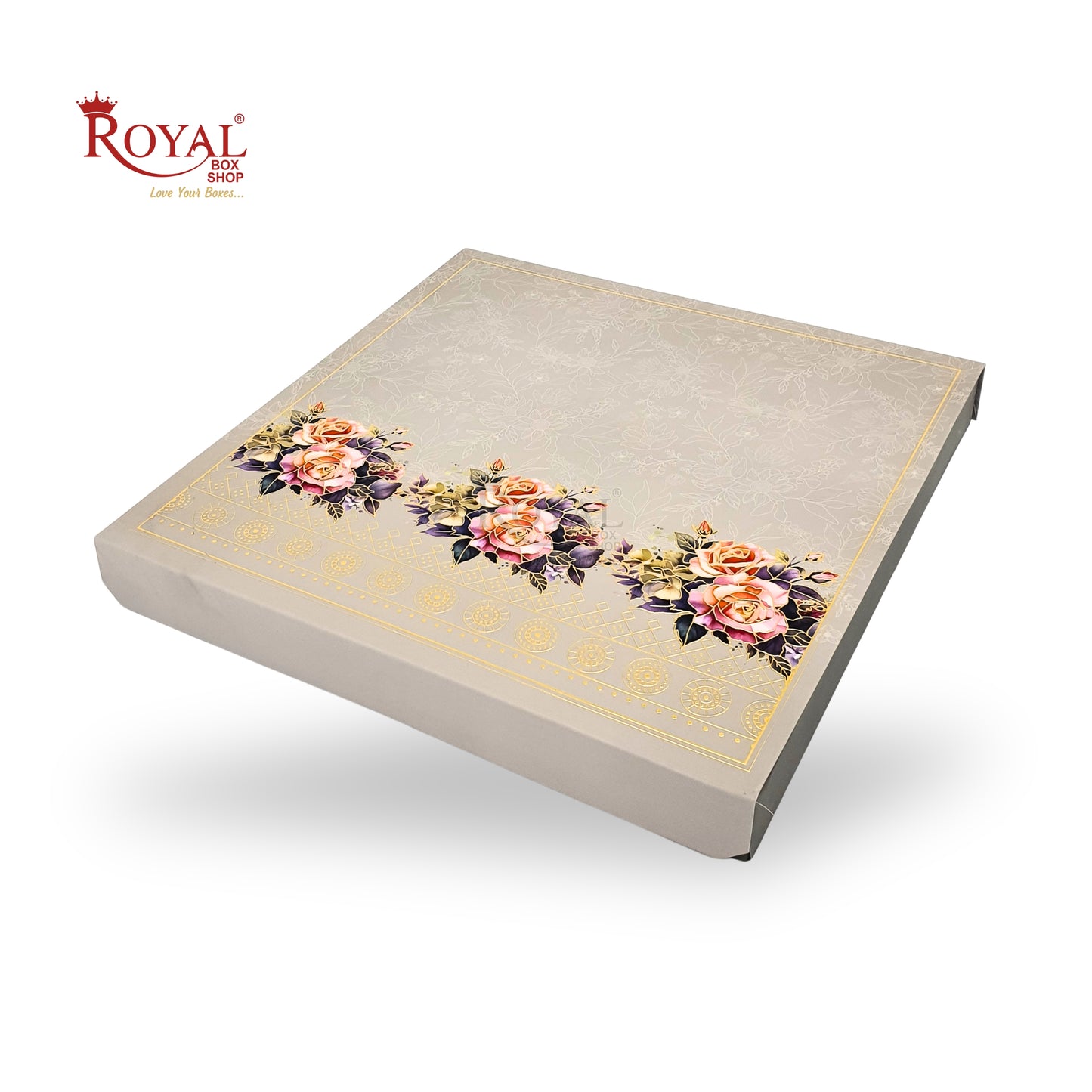 Luxury Indian Wedding Favor Box For Bhaji and Sweets | Royal Box Shop (RBK-144-D3)