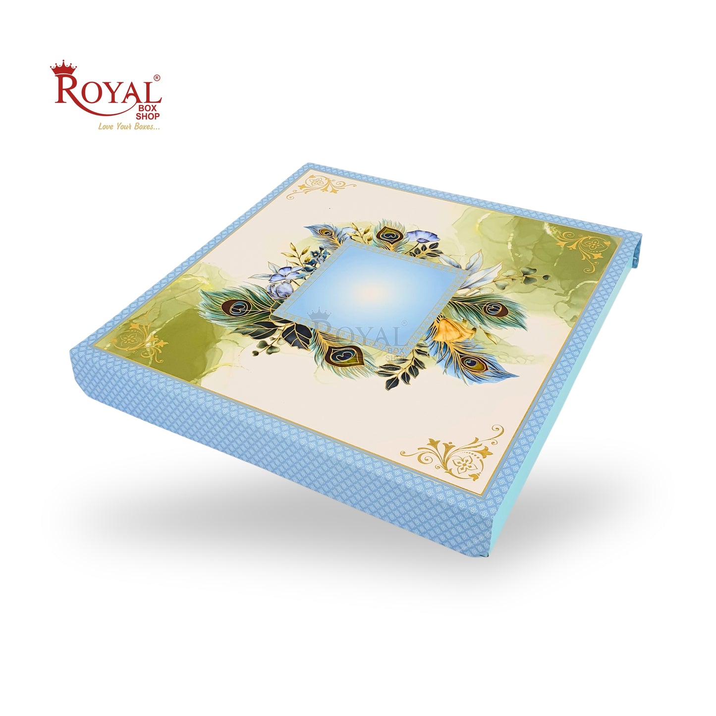 Luxury Indian Wedding Favor Box For Bhaji and Sweets | Royal Box Shop (RBK-144-D4)