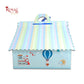 RoyalBoxShop® 9cc Hut Shape Cupcake Boxes I 10"x10"x4" inch I Balloon Blue Theme Royal Box Shop