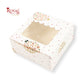 Christmas Theme 1Pc Brownie Window Box I White Color I 3"x3"x1.5" inches